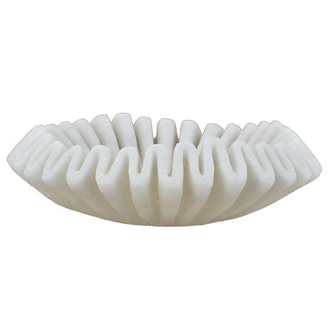 Wavy Sand bowl - White Finish