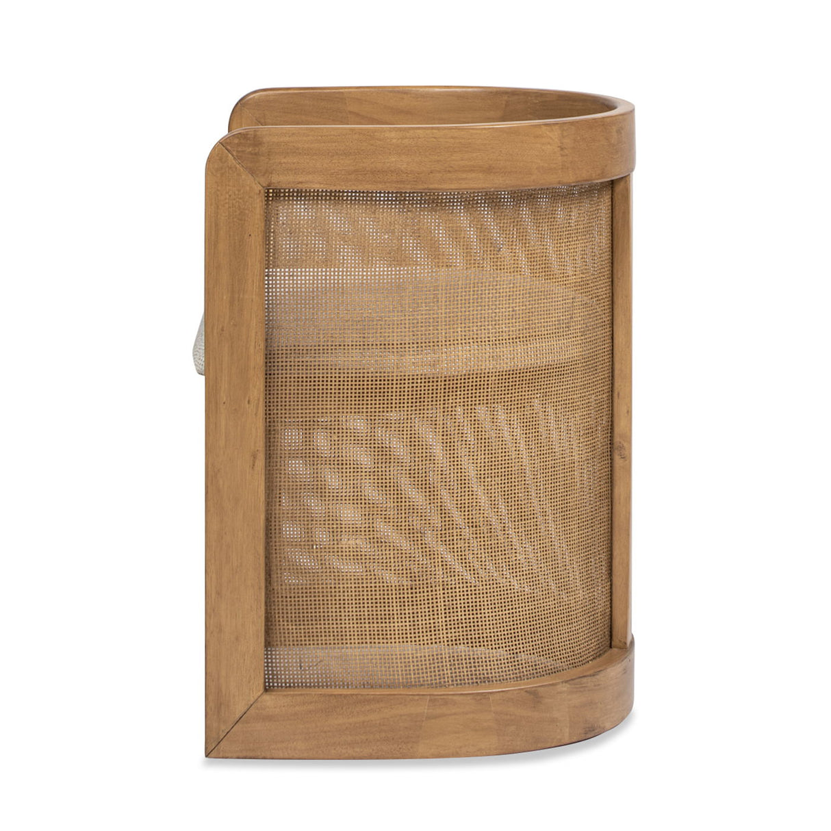 Rustic Curved Upholstered Dining Chair - OROA