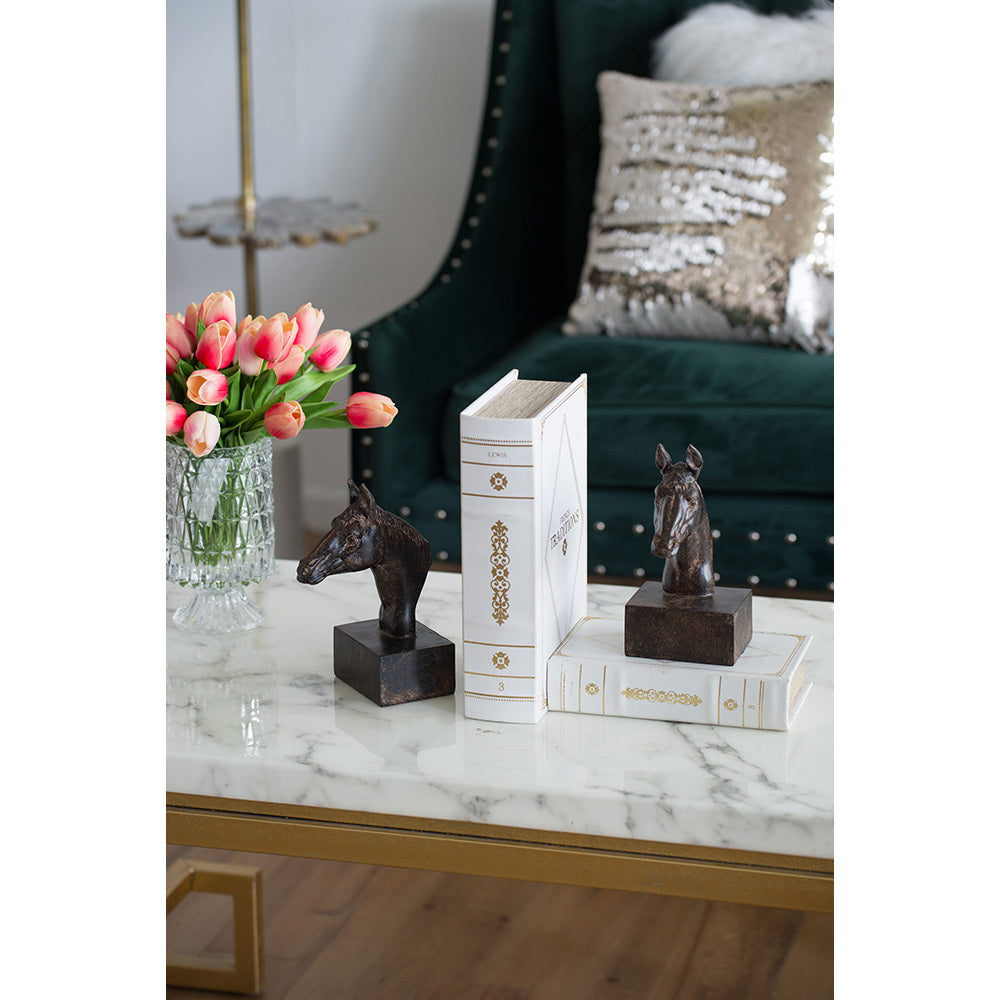 Sculptural Horse Bookends (S/2)
