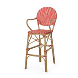 Outdoor Bar stool - French Bistro Red