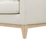 Pasadena Modern Farmhouse Sofa, Flax White Linen - OROA Modern Furniture
