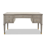 5 Drawer Executive Desk - Dove Gray