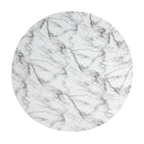 Marble Outdoor Coffee Table - Modern White