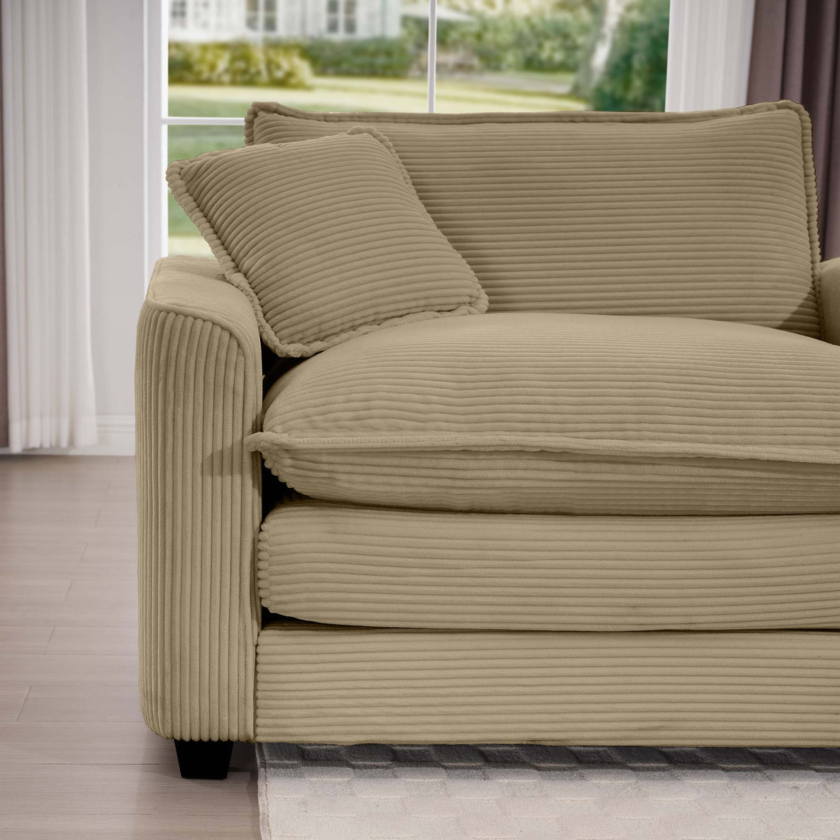 Modern 2 Seater Loveseat - Comfort