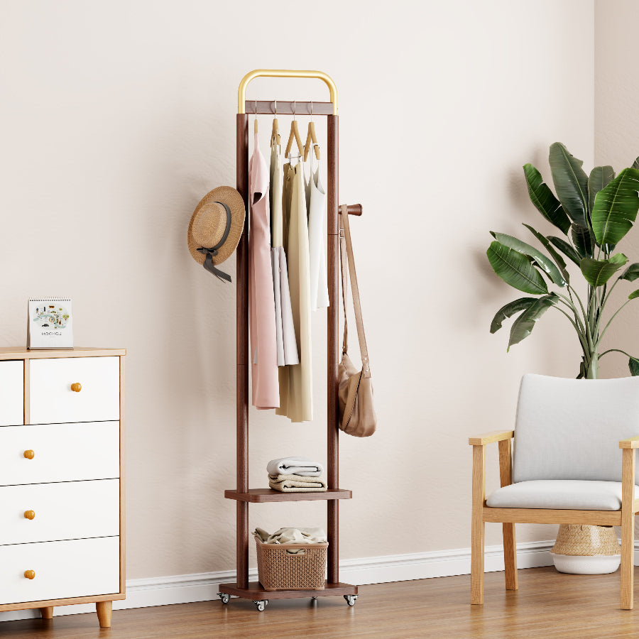 Wooden coat rack - oroa.