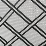 Modern European furniture - Elegant Black Iron Fireplace Fire Screen Barrier- www.oroa.com