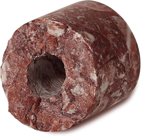 Rosso Red Marble Taper Candle Holder - OROA