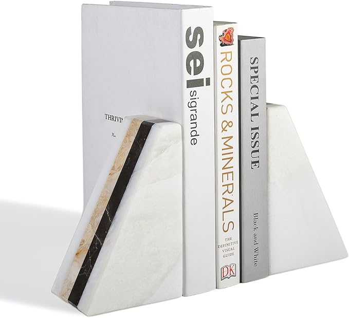 Polished Marble Bookends - OROA