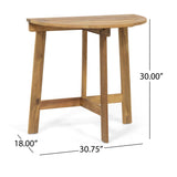 Modern European furniture - Outdoor Half-Round Folding Table - www.oroa.com