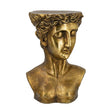 Gold Grecian Bust Side Table
