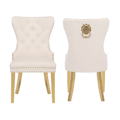 Modern European furniture - Simba Traditional Style Dining Chairs (2) - www.oroa.com