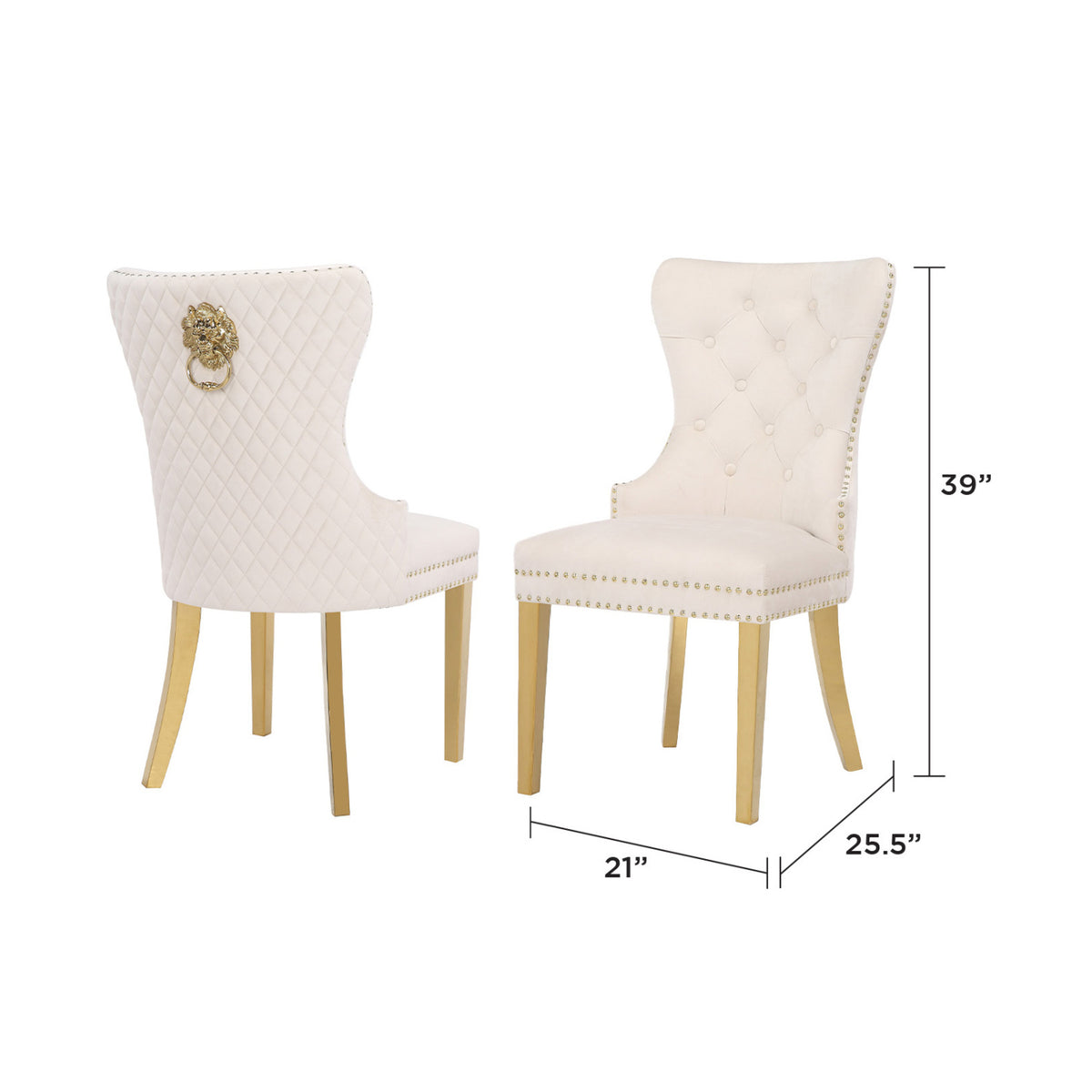Modern European furniture - Simba Traditional Style Dining Chairs (2) - www.oroa.com