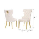 Modern European furniture - Simba Traditional Style Dining Chairs (2) - www.oroa.com