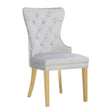 Modern European furniture - Simba Velvet Upholstered Dinning Chairs (2) - www.oroa.com