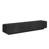 Black Wave Front Media Console 86 Inch – OROA, view 4