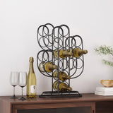 Industrial Black Wine Rack - 13 bottles - OROA