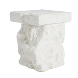 Minimalist Patio Side table White - OROA