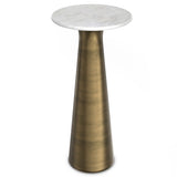 Nicolette - Antique Brass Side table - OROA