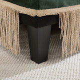 Green Chenille Tassel Loveseat – OROA, view 5