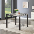 Modern European furniture - Cavira Square Marble Dining Table - www.oroa.com