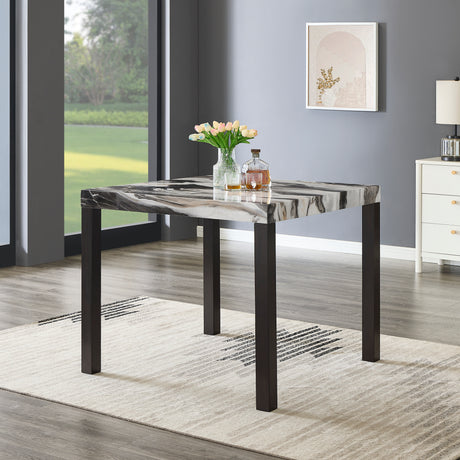 Modern European furniture - Cavira Square Marble Dining Table - www.oroa.com