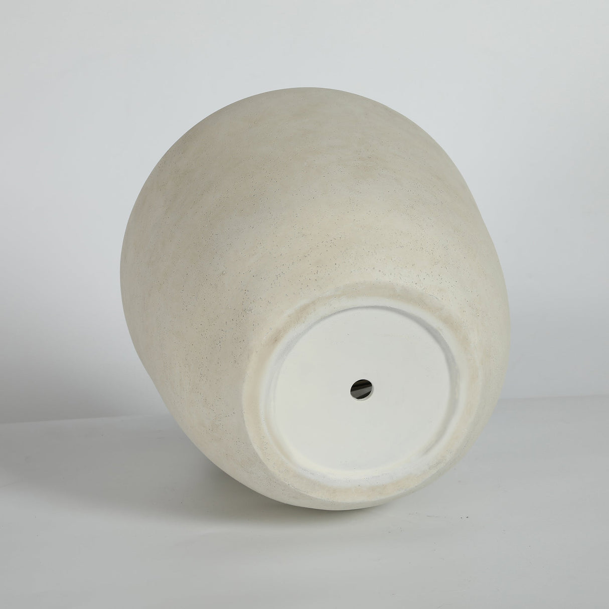 Round Concrete Planter (S/2), Large Outdoor Indoor/Outdoor