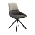 Two Tone Gray Swivel Dining Chairs Set of 2 – OROA, view 1