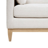 Knox Modern Farmhouse Sofa, Light Beige Chenille with Pinewood Frame - OROA Online Furniture