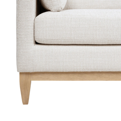 Knox Modern Farmhouse Sofa, Light Beige Chenille with Pinewood Frame - OROA Online Furniture