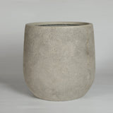 Round Concrete Planter (S/2) - Antique Grey