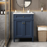 French Bathroom Vanity & Tip-Out Drawer - OROA