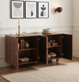 Brown Woven Pattern Sideboard 59 Inch – OROA, view 9