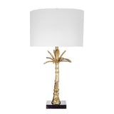 Gold Palm Tree Table Lamp