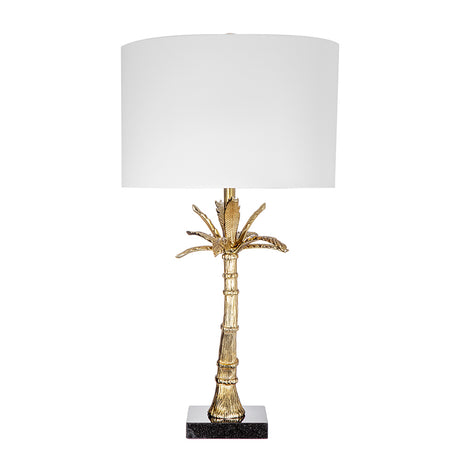 Gold Palm Tree Table Lamp