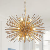 Mid-Century Modern 12-Light Starburst Chandelier - OROA