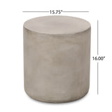 Modern European furniture - Outdoor Concrete Side Table - www.oroa.com