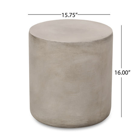 Modern European furniture - Outdoor Concrete Side Table - www.oroa.com