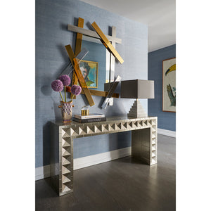 Nickel-Plated Console Table | Jonathan Adler Talitha | Oroa.com