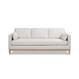 Knox Modern Farmhouse Sofa, Light Beige Chenille with Pinewood Frame - OROA Online Furniture