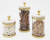 Marble & Gold Storage Canister - OROA