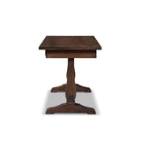 Whitmore Reclaimed Pine Writing Desk, Java Brown with Natural Grain - OROA Modern Furniture