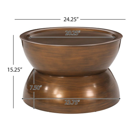 Modern European furniture - Iron Hourglass Coffee Table - www.oroa.com