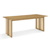 Natural Rubber Wood Dining Table | Maison Naturelle