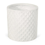 Antique White Round Planter | OROA