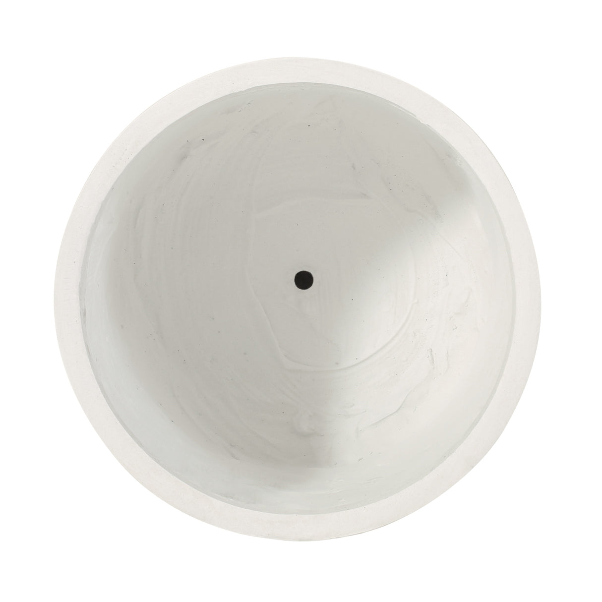 Antique White Round Planter | OROA