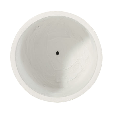 Antique White Round Planter | OROA