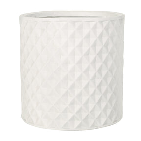 Modern European furniture - Antique White Round Planter - www.oroa.com