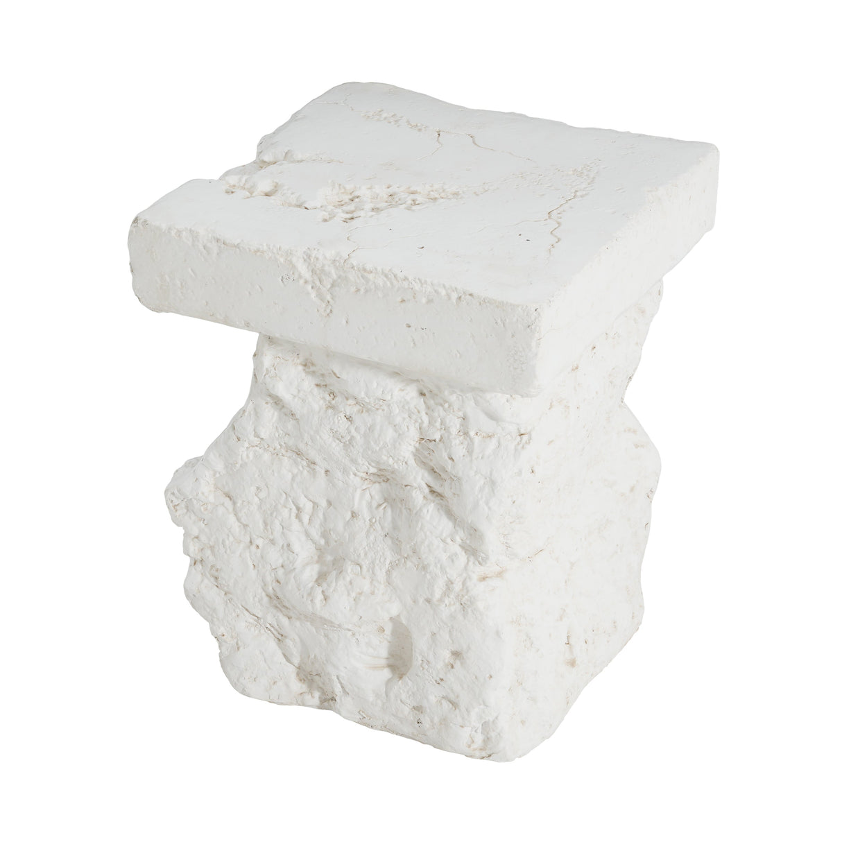 Minimalist Patio Side table White - OROA