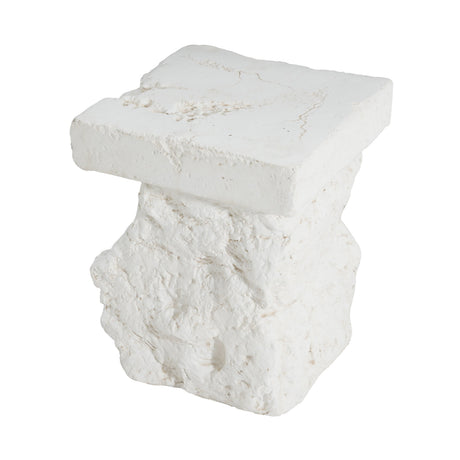Minimalist Patio Side table White - OROA