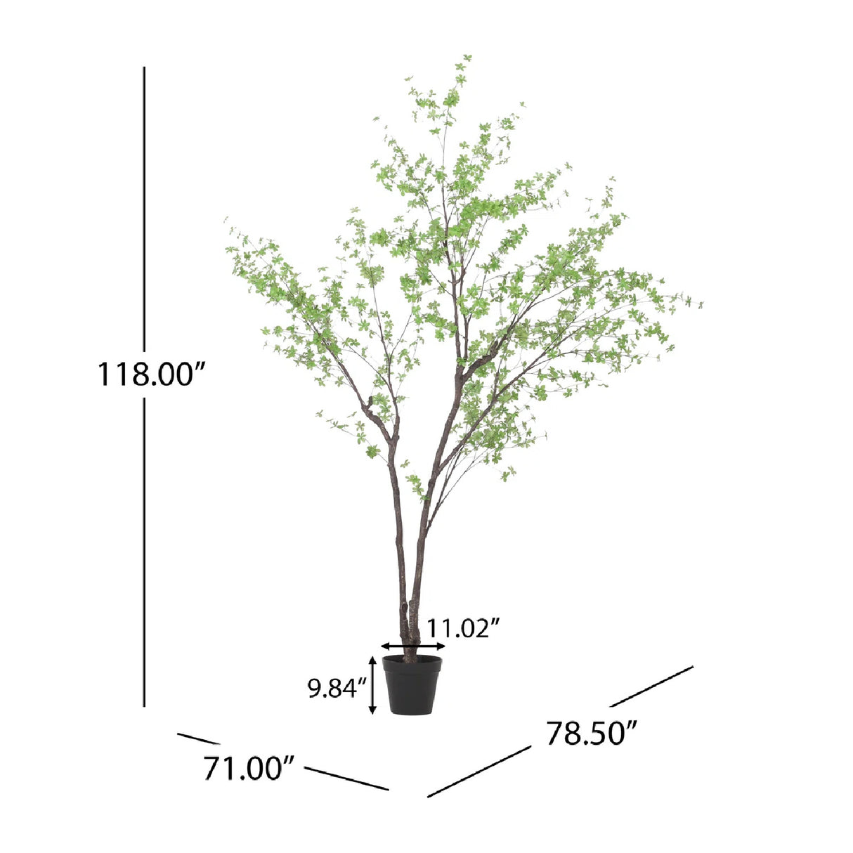 Artificial Disc Leaf Tree | OROA